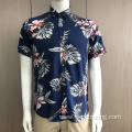 Men's print viscosa shirt